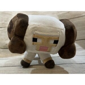 Minecraft Happy Explorer Horned Sheep Plush Jinx Mojang TubB9